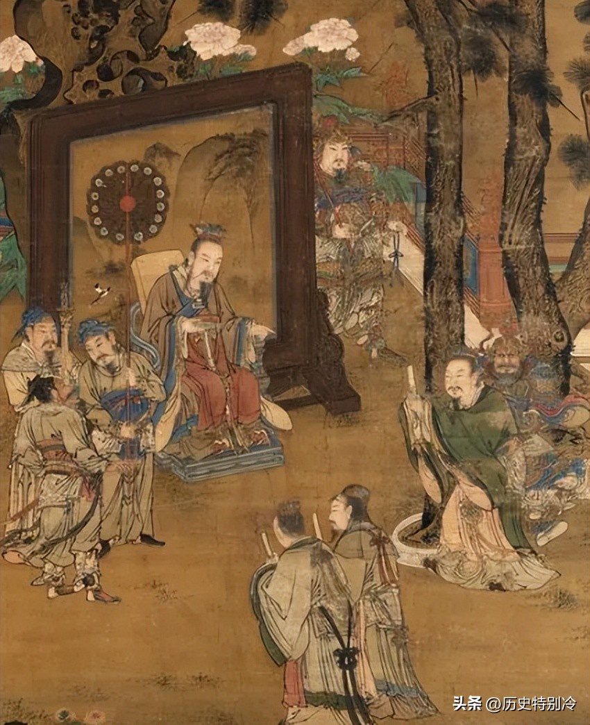 In the court paintings of the Ming Dynasty, where did the painters ...