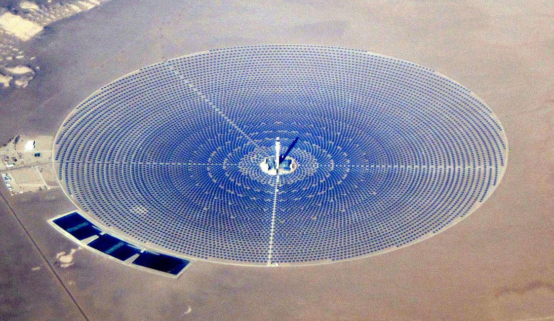 This is the world's largest solar thermal power plant, and it's called ...