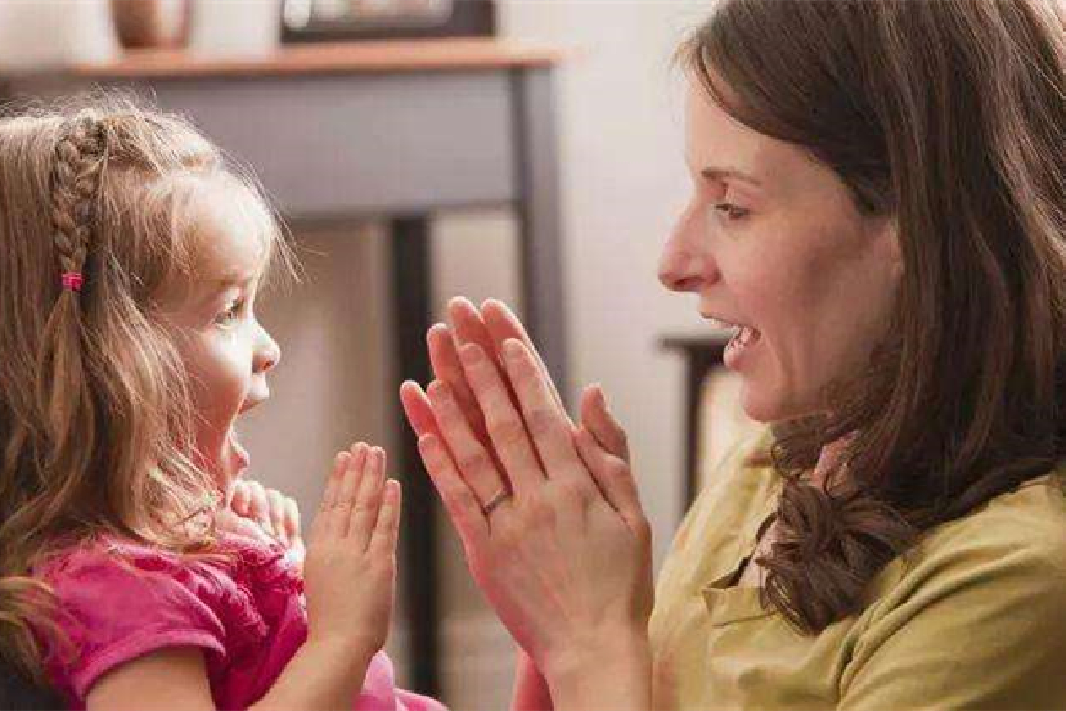 During the child's language explosion, if you can insist on doing these