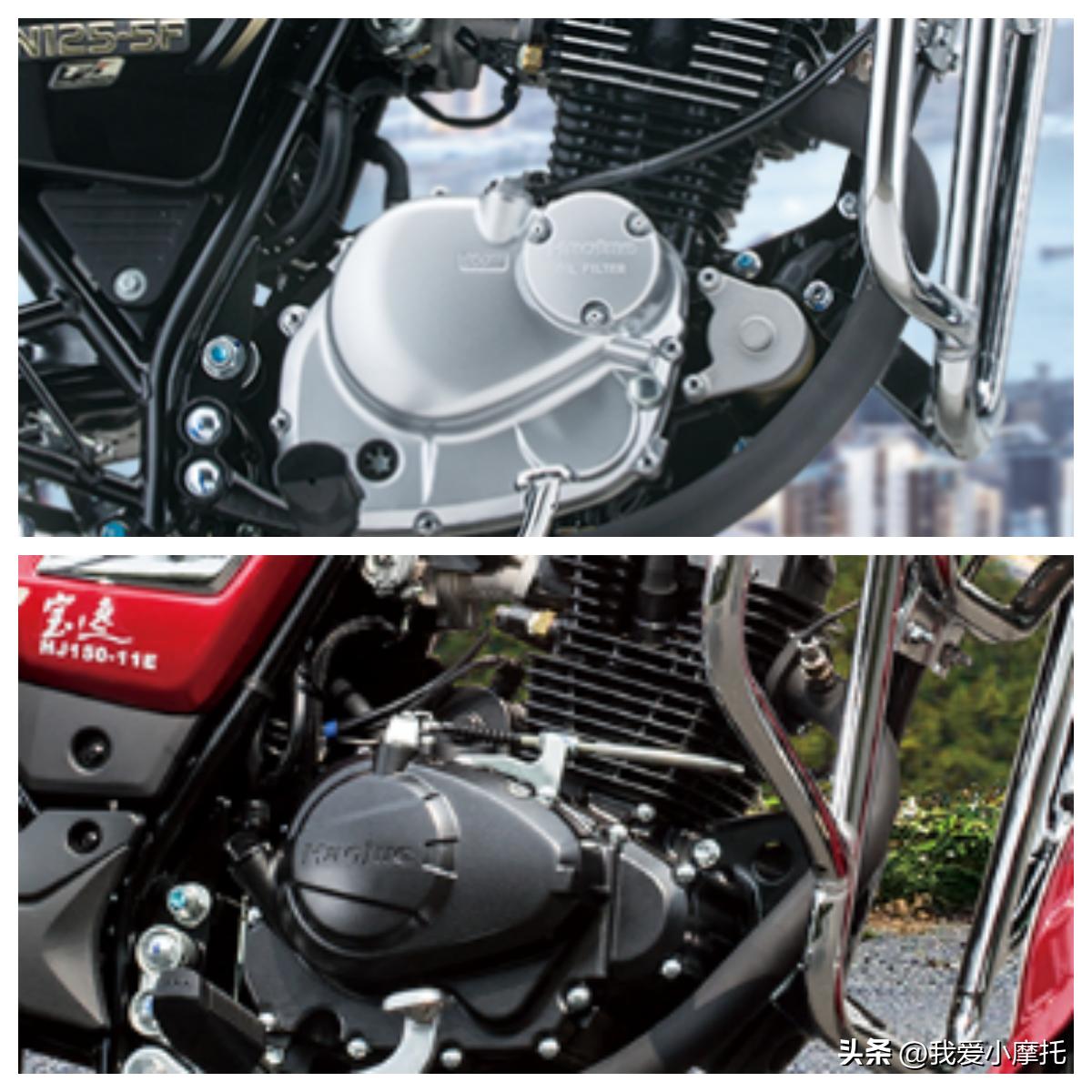 What is the difference between Baoyi 125 and Baoyi 150, only the ...