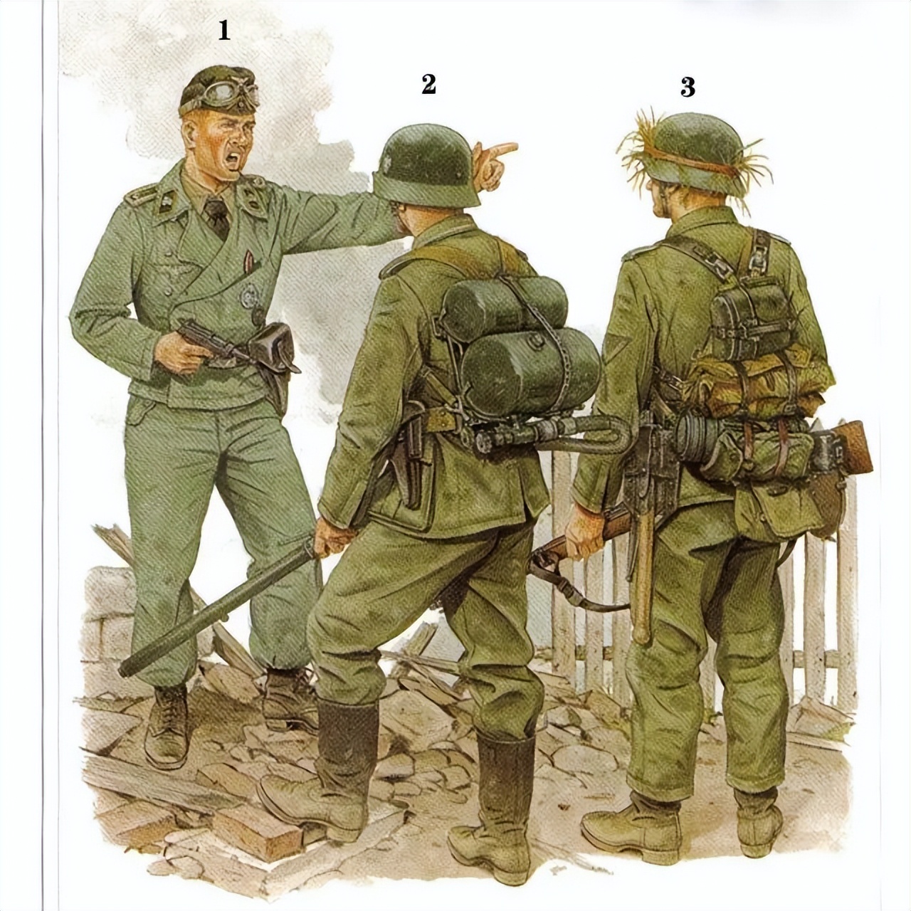 World War II German Army Uniform Atlas (3) Eastern Front (Part 1) - iNEWS