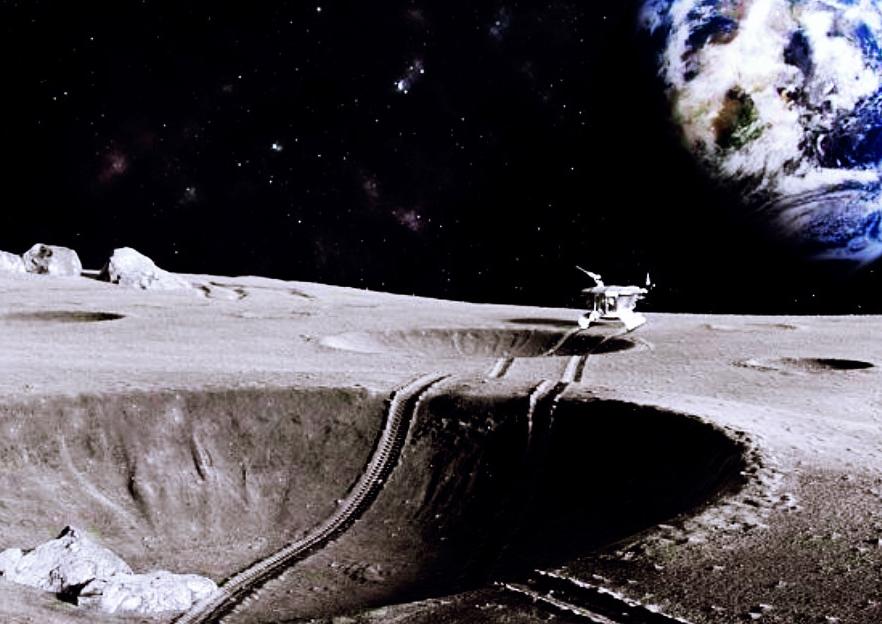 The surface temperature of the moon is hotter than boiling water and