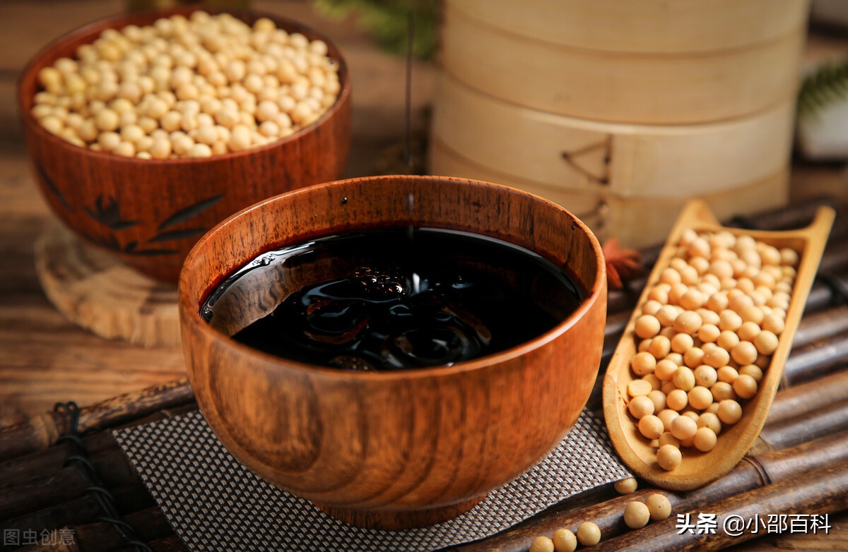 What does the "sweep" in old soy sauce and raw soy sauce mean?It turns out that there are these