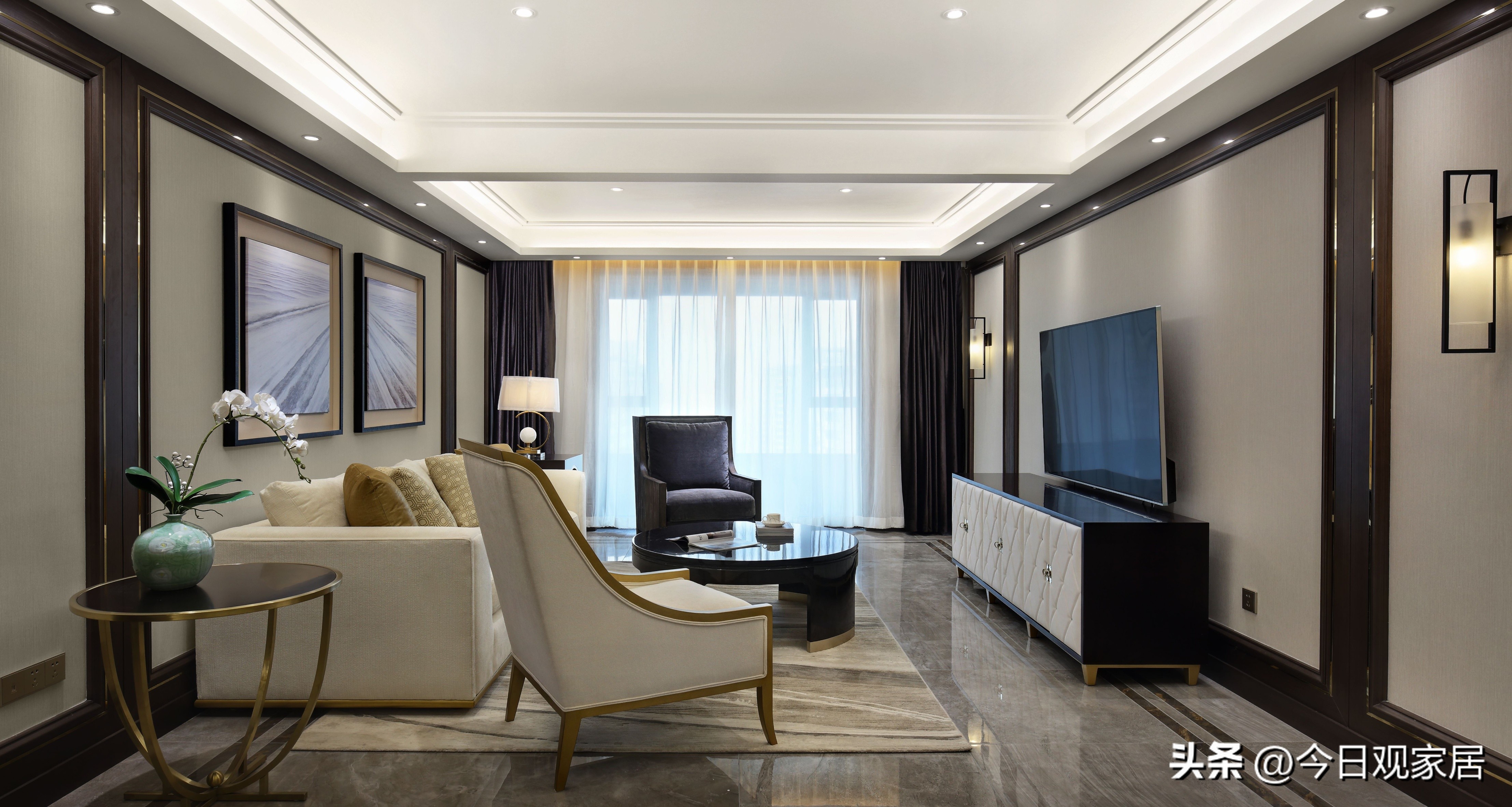 View of Chinese light luxury, low-key, high-end and artistic conception, this ...