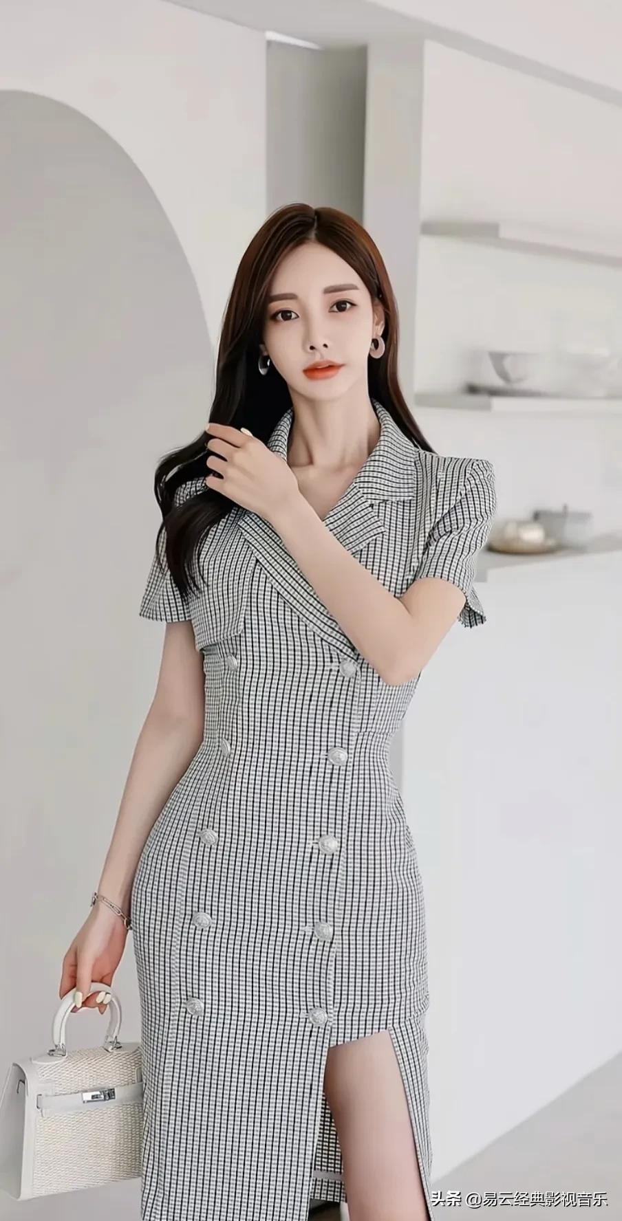 Several beautiful and fashionable fashions of Korean supermodel Sun ...