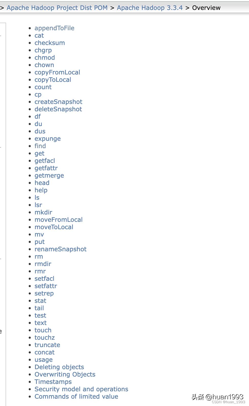 hdfs file system shell的簡單使用 資訊咖