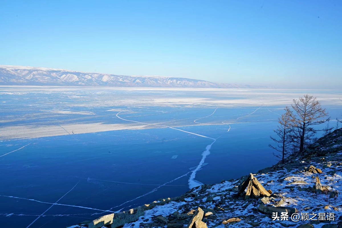 The deepest and largest freshwater lake in the world, Lake Baikal, once