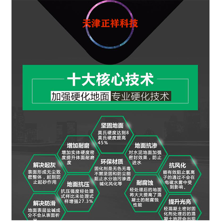 Concrete hardener, unique formula waterbased environmental protection