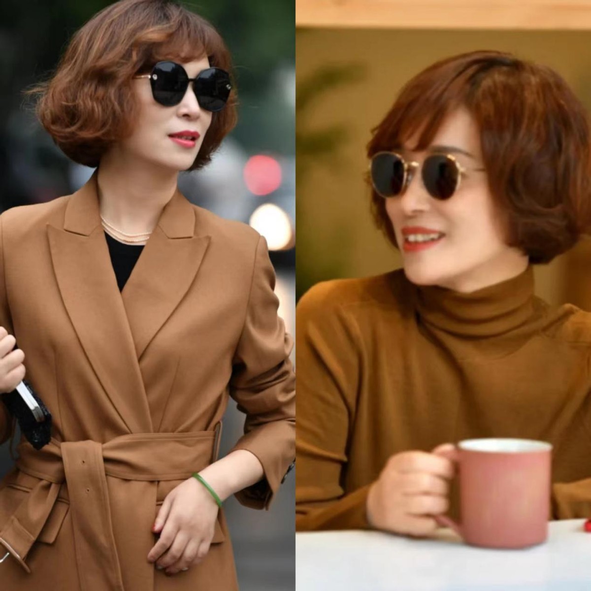 When a woman is old, it is recommended to wear rich colors, long pants ...