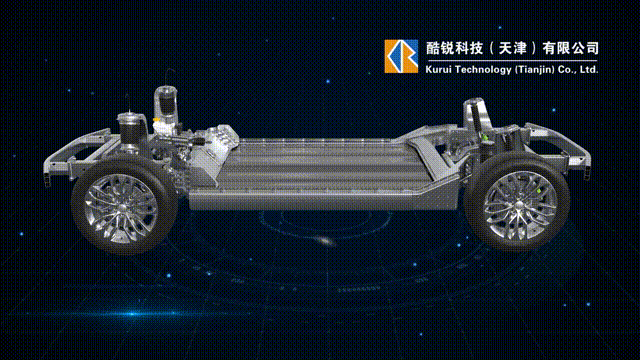How to make 3D animation of automobile intelligent chassis - iNEWS