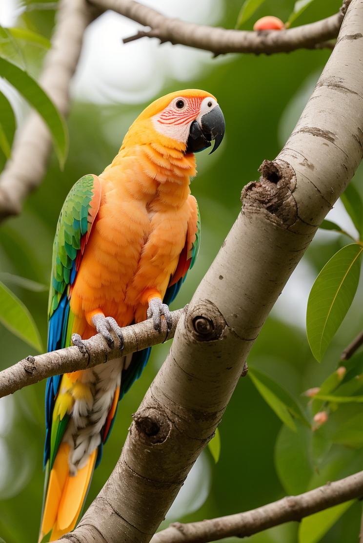 AI photo appreciation: colorful parrots - iNEWS