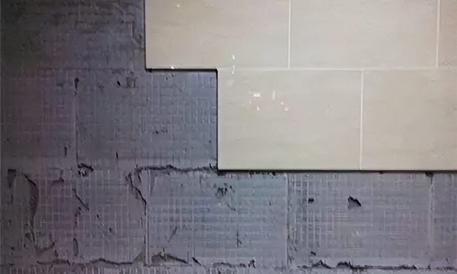 The wall tiles are empty and falling off? You may not have done a good ...