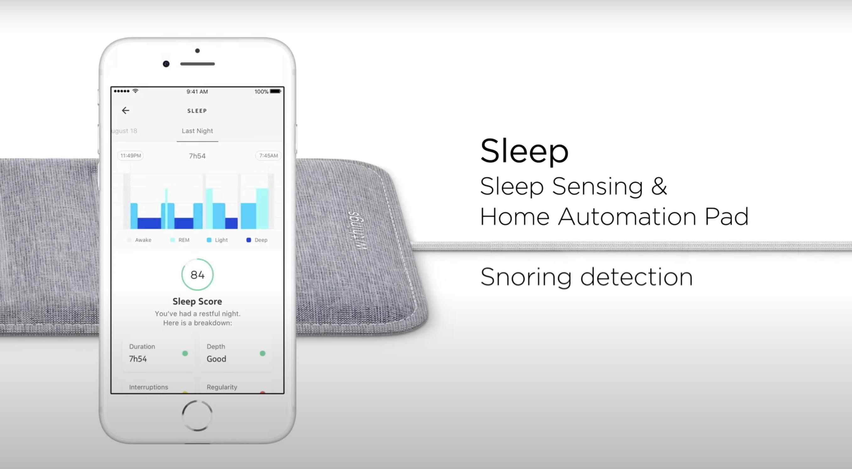 A smart mattress that monitors sleep iNEWS