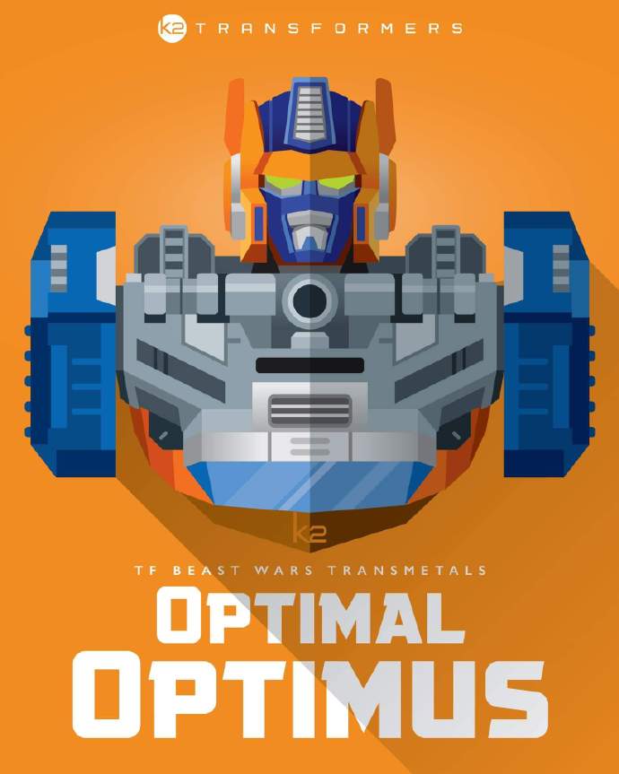 Three different forms, illustrations of Autobot leaders of the