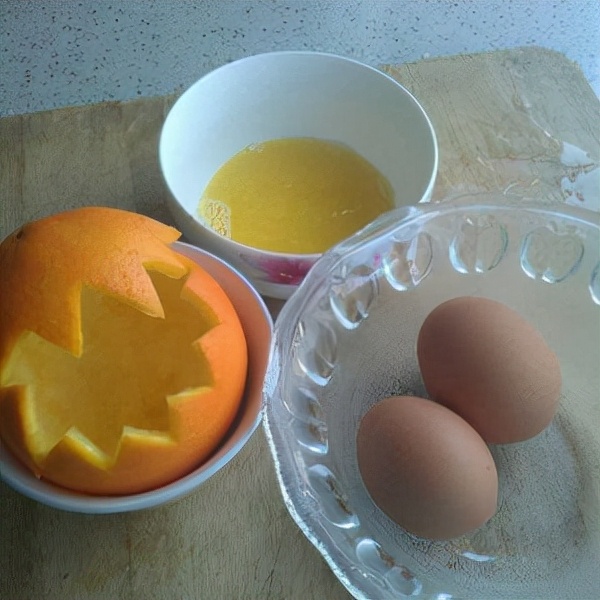 Steamed eggs with orange, relieve cough and reduce phlegm, a musthave