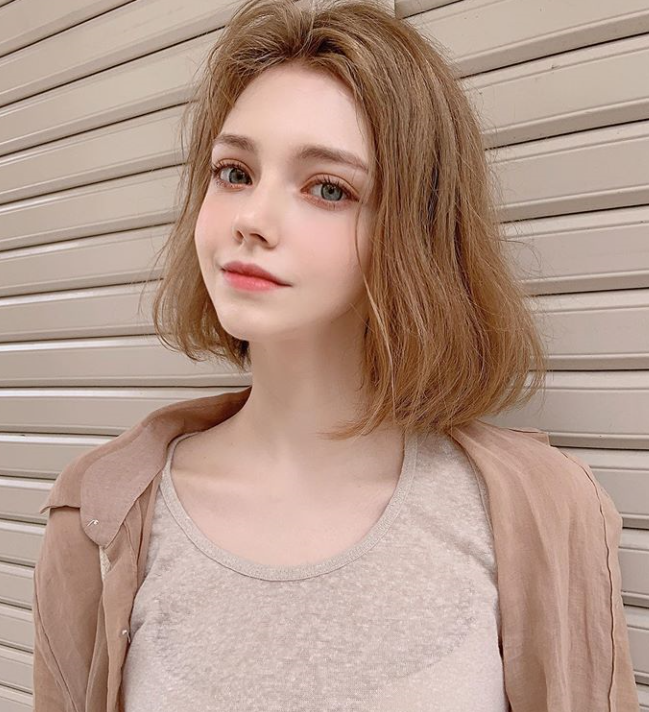 The 21-year-old German model became popular all over Asia with her 