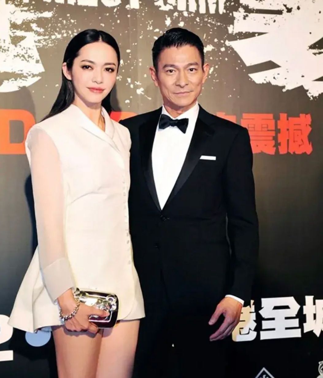 61-year-old Andy Lau and Yao Chen are in the same frame. They have a ...