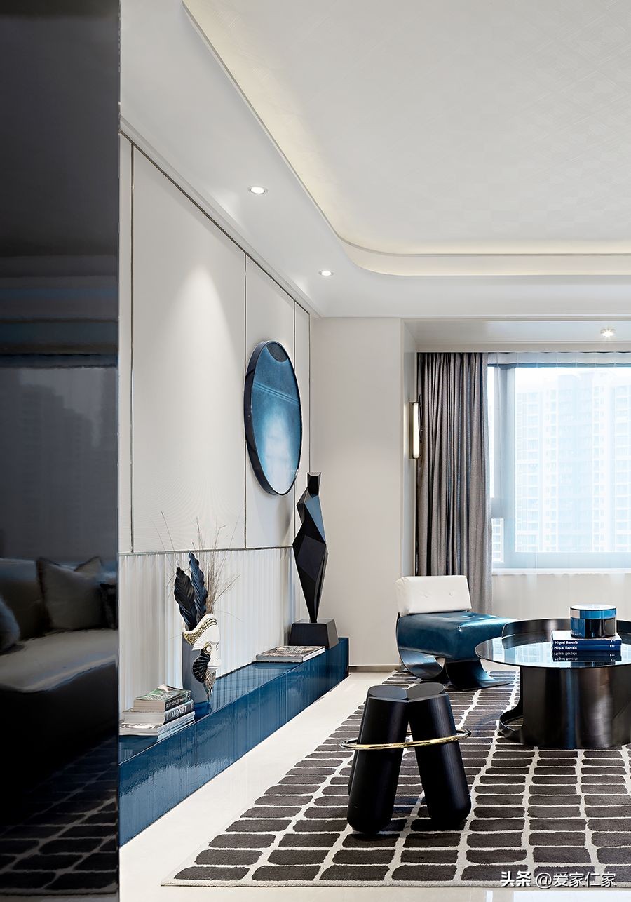 150㎡ urban light luxury, simple design, capable and refined without ...