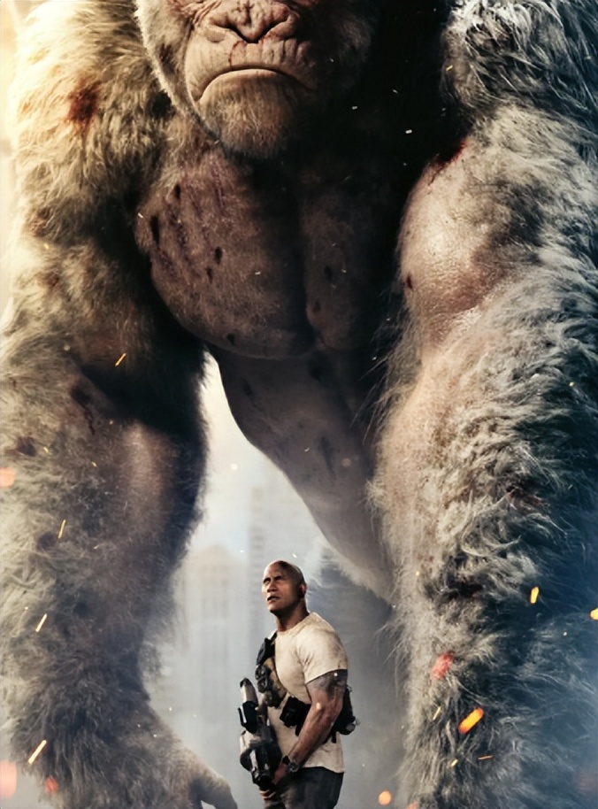 Rampage, directed by Brad Peyton, features scientists who use their ...