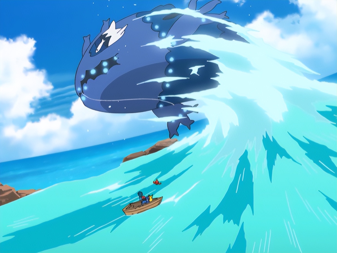 "Pokémon" Water Lotus's island tour test, defeat the overlord Weak ...
