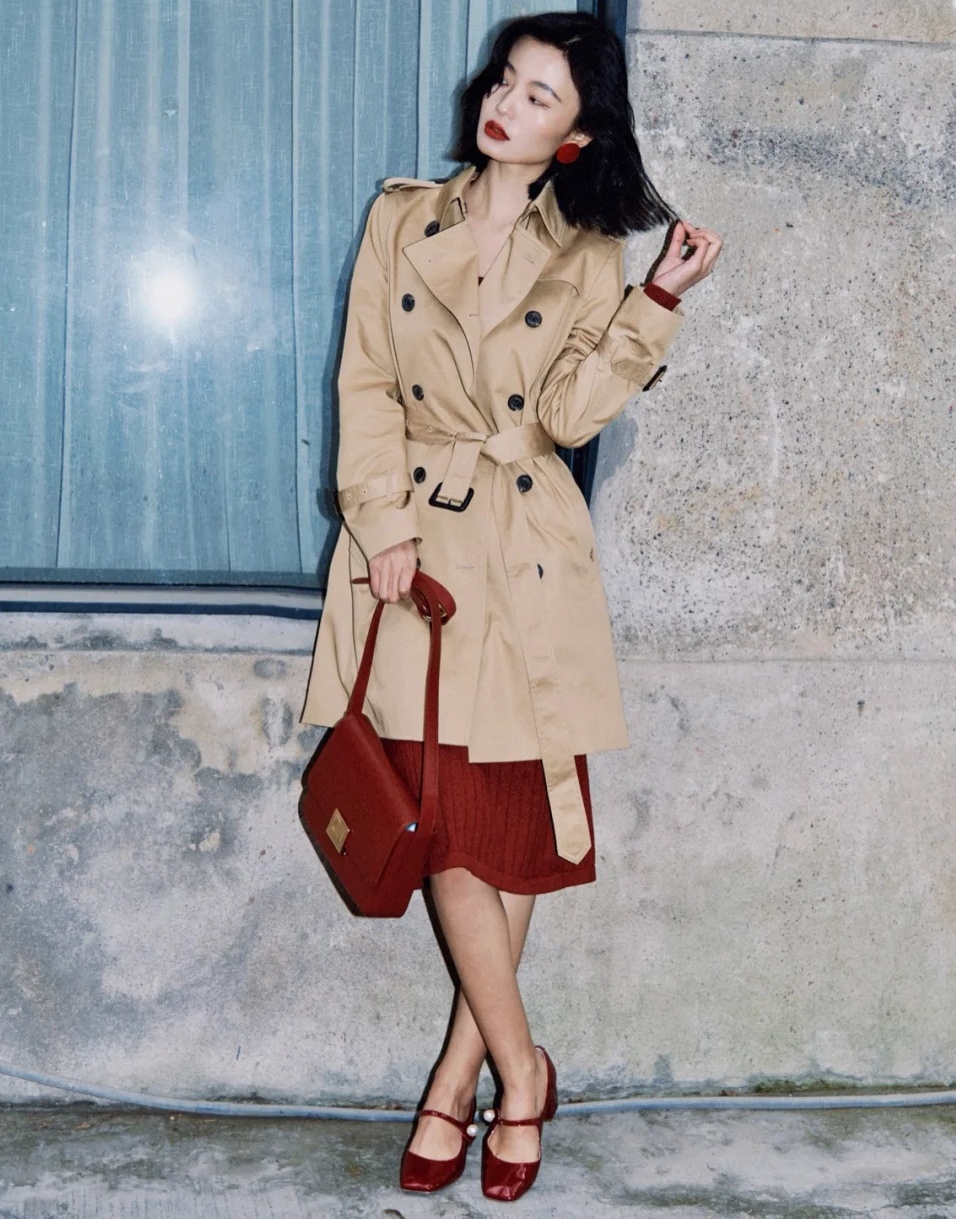 In autumn, both temperature and demeanor are required. "Thin