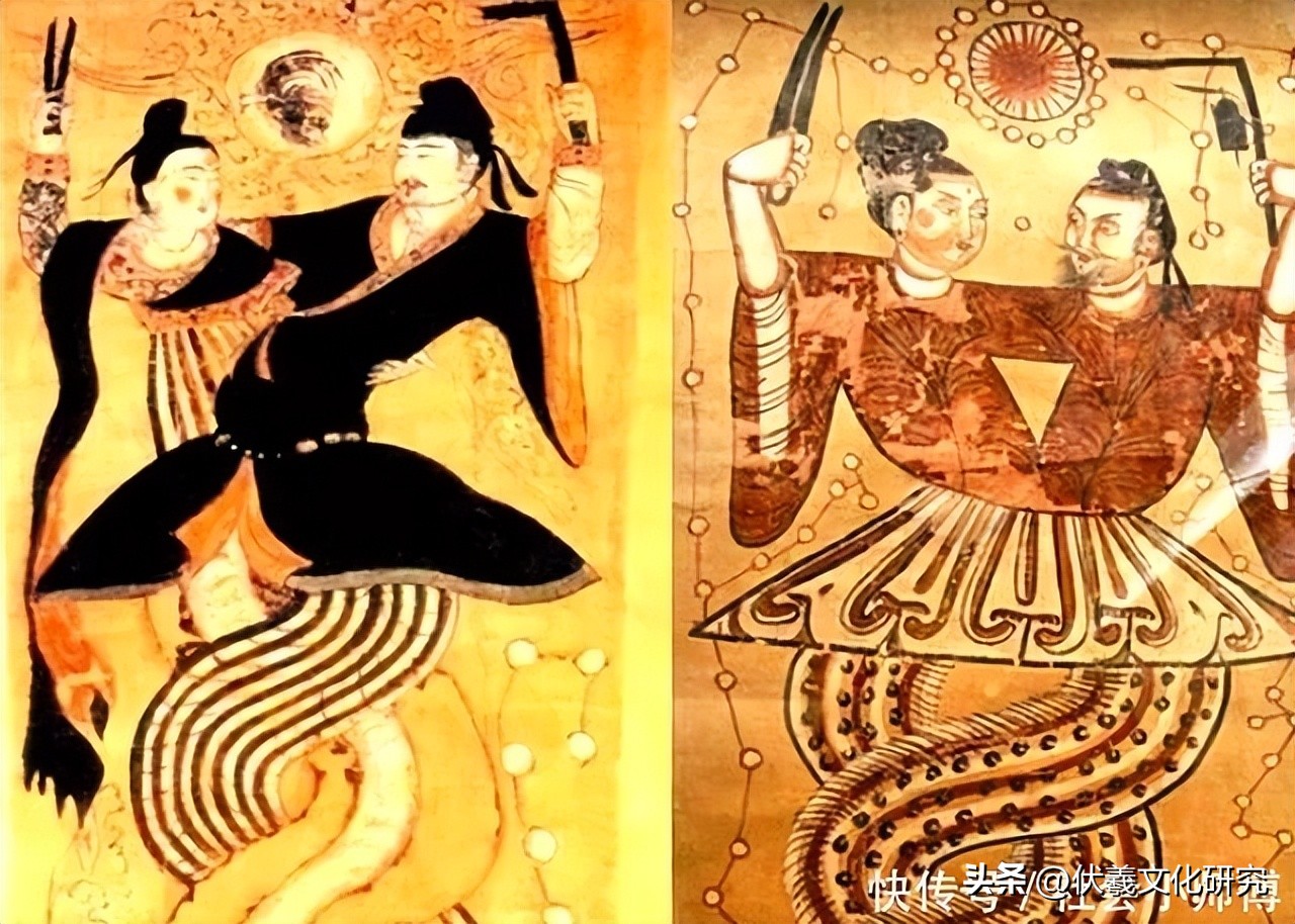 Fuhi Why is Fuxi Nuwa a human head and a snake body?Where did the image of ...