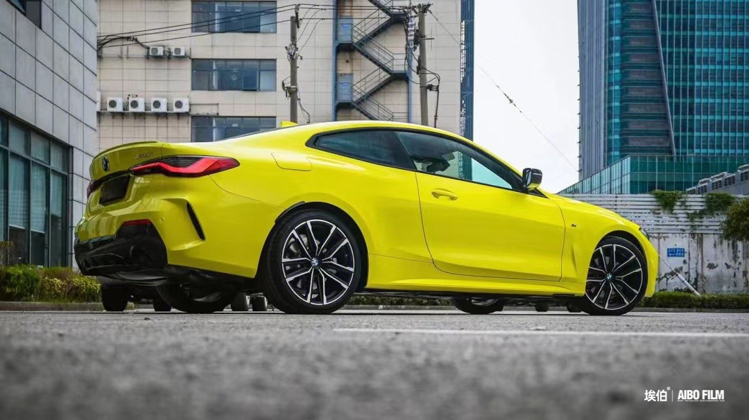Eber Color Change Film PET St. Paul Yellow - BMW, yellow-green like a ...