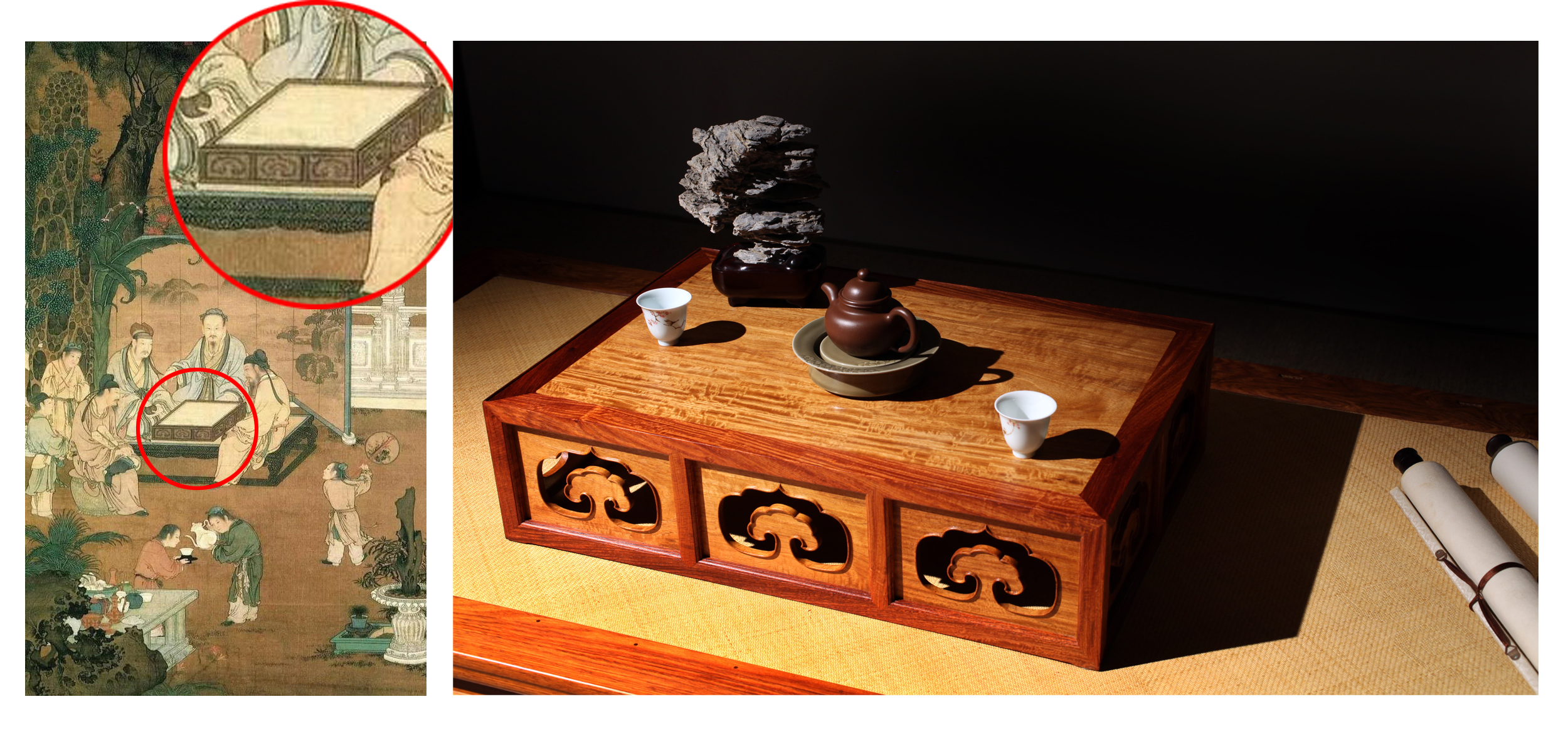 The Ruyi cloud pattern in the classic re-engraving of the Song Dynasty ...