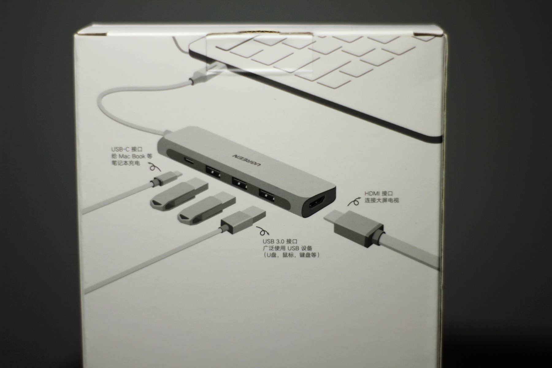 Keyboard and mouse, monitor, U disk, charging are all done!Greenlink 50209 fiveinone docking