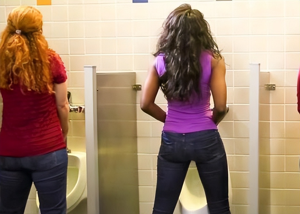Why do women stand up to urinate in the shower? In addition to cool