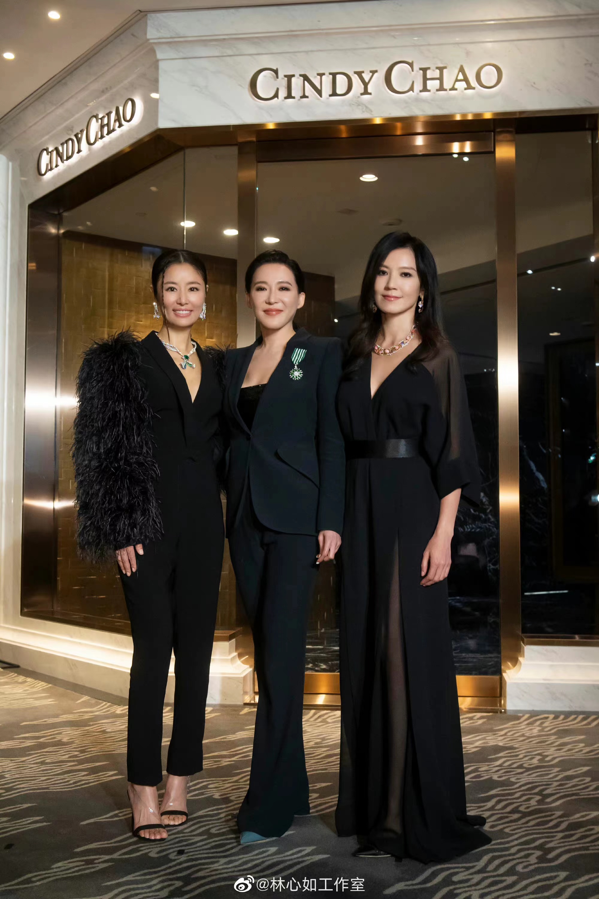 46 Year Old Ruby Lin Attended The Event Wearing Black Jumpsuits With