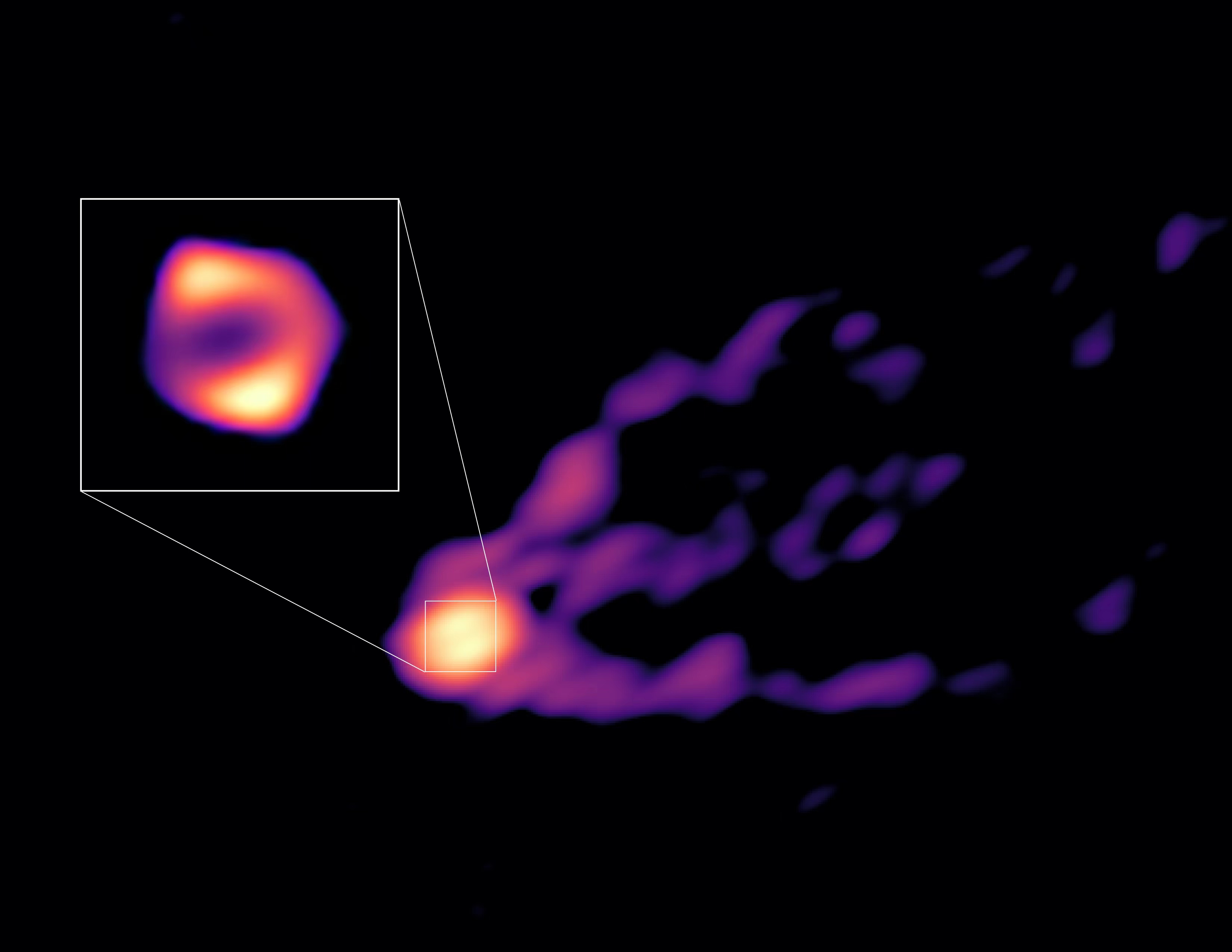 Panorama is here! Black hole shadow imaged together with powerful jets ...