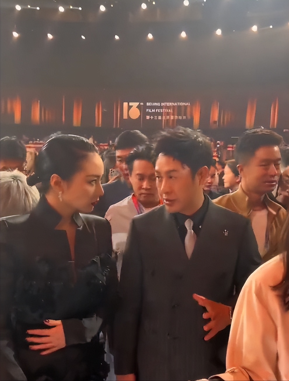 Zhang Songwen and Gao Ye gathered at the Beijing Film Festival, and ...