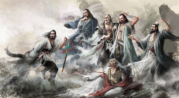 The origin of the identity of the Six Immortals of Taogu is ...