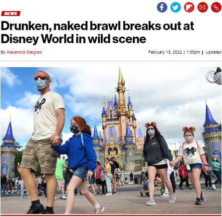 Disneyland in the United States staged a "big play"!Drunk sisters fight