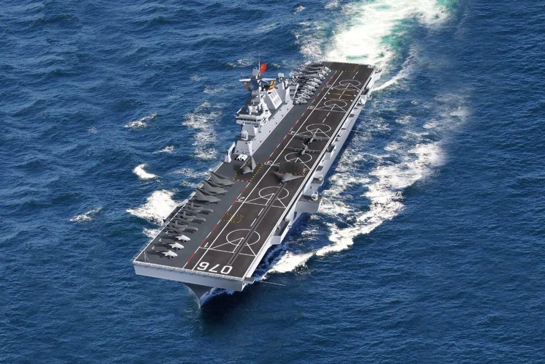 076 is here? A ship type that has never appeared in the world, in fact ...
