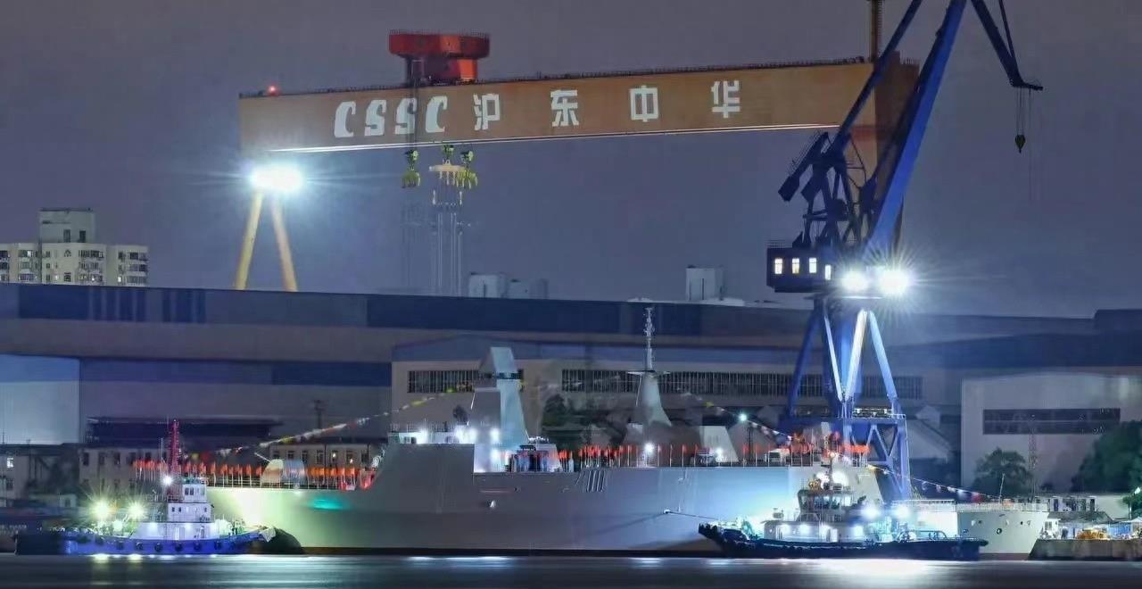 Type 054B frigate: Compared with the 4,000-ton Type 054A frigate, the ...