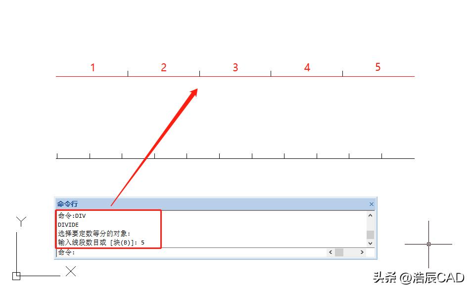 How to divide line segments equally in CAD?This CAD equivalence ...