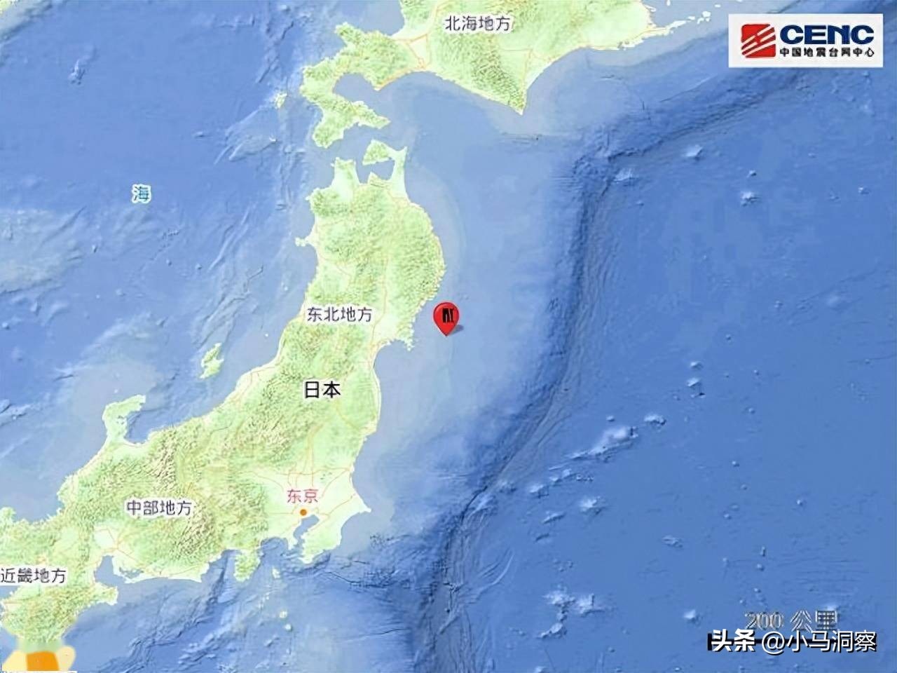 Japan earthquake frequency