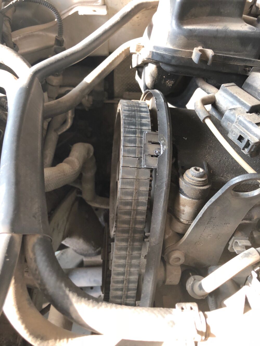 If the engine rattles, it means the timing belt should be replaced!In