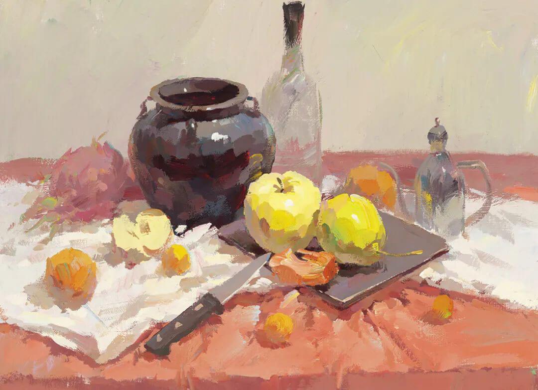 How to color the dark part of still life? Beijing studio teaches you a ...