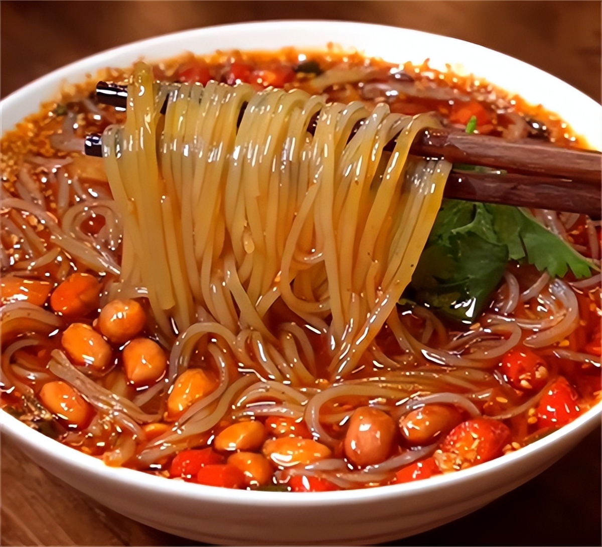 Attention those who love hot and sour noodles, teach you simple home