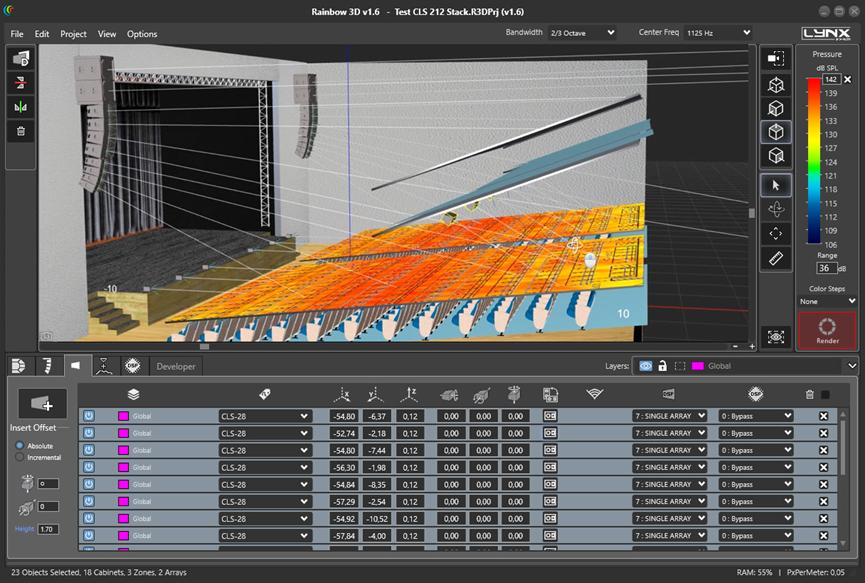 Sound field simulation software-Spain LYNX audio rainbow3D released - iNEWS