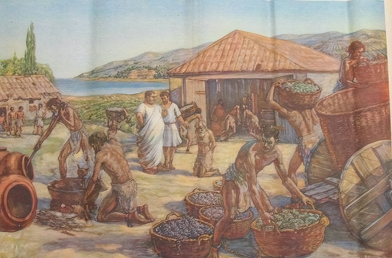 What was the economic and moral impact of ancient Rome's slave farming