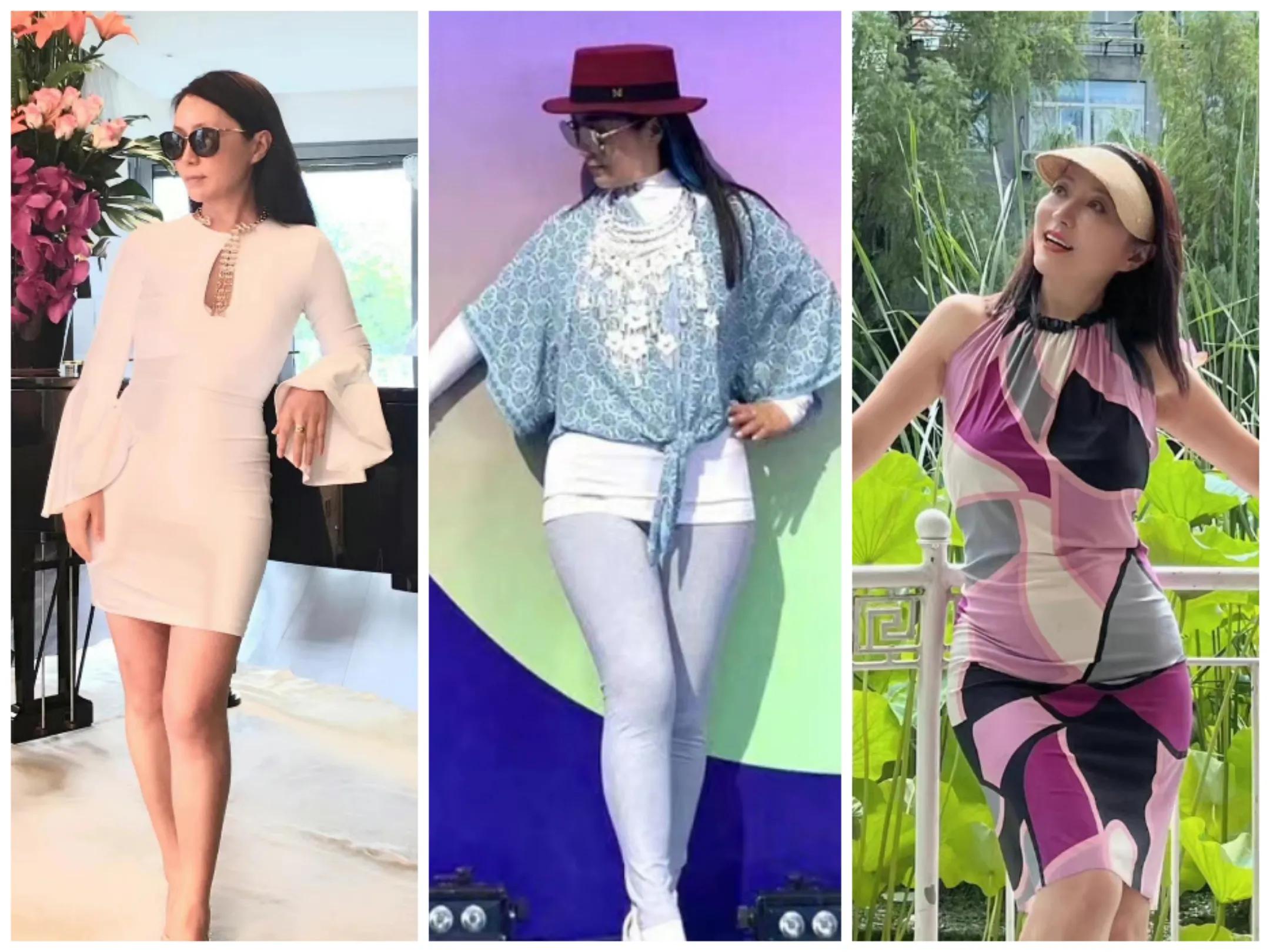 55-year-old Cheng Lin took a recent photo, and her figure is still hot ...