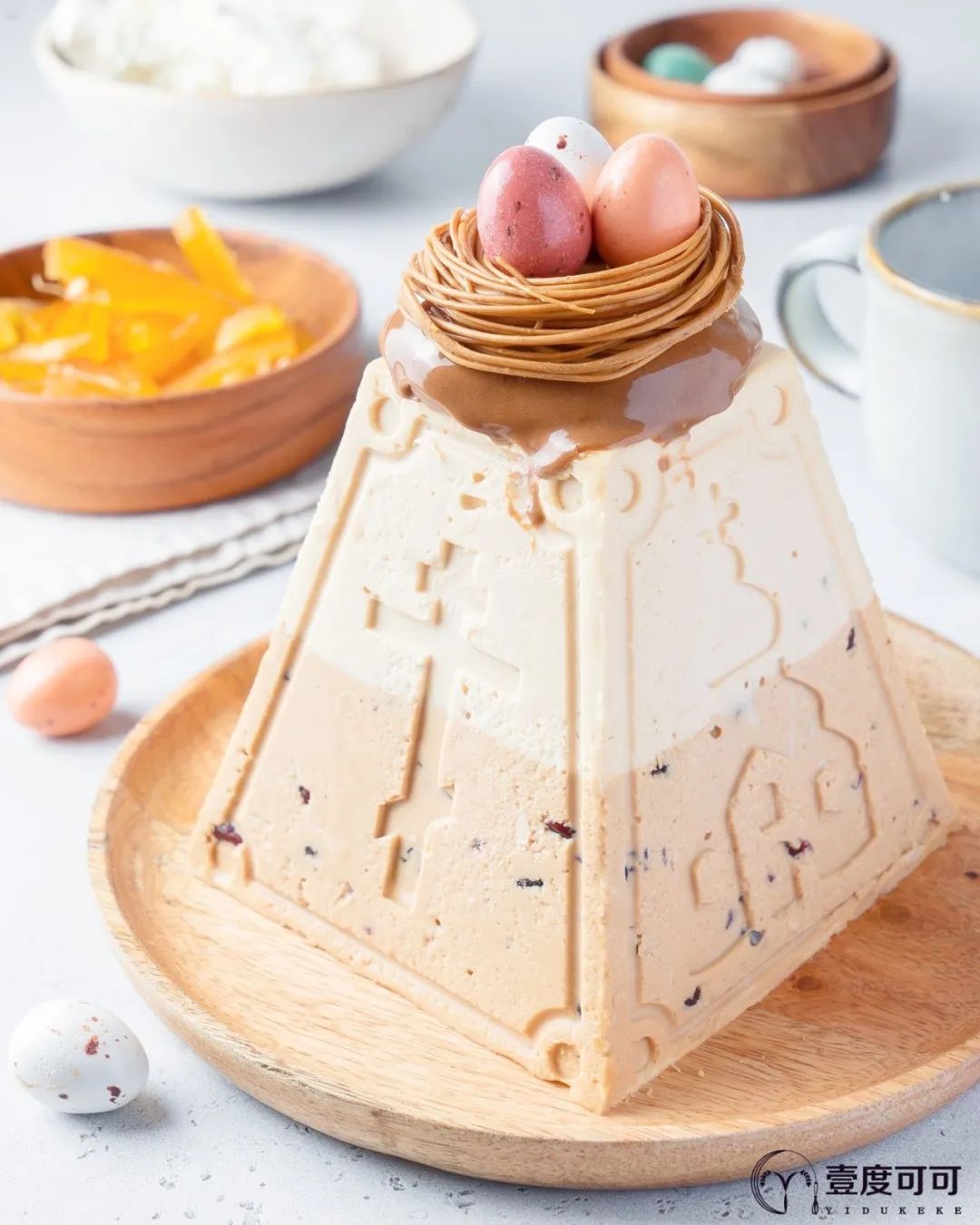 Cottage Cheese Bird's Nest Dessert with Honey and Nuts iNEWS