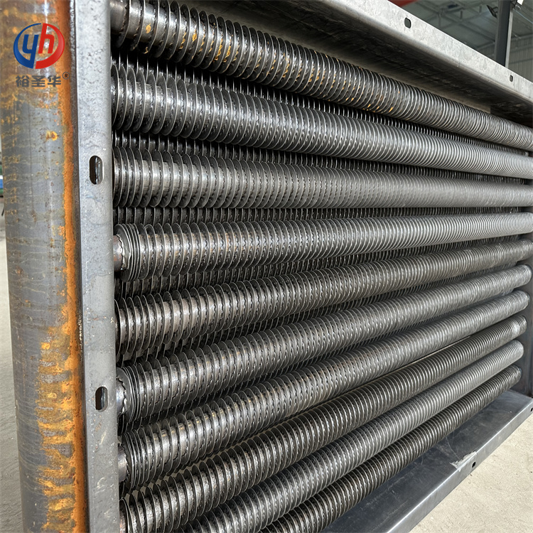 Highfrequency welded finned tube radiator flower shed winding tube