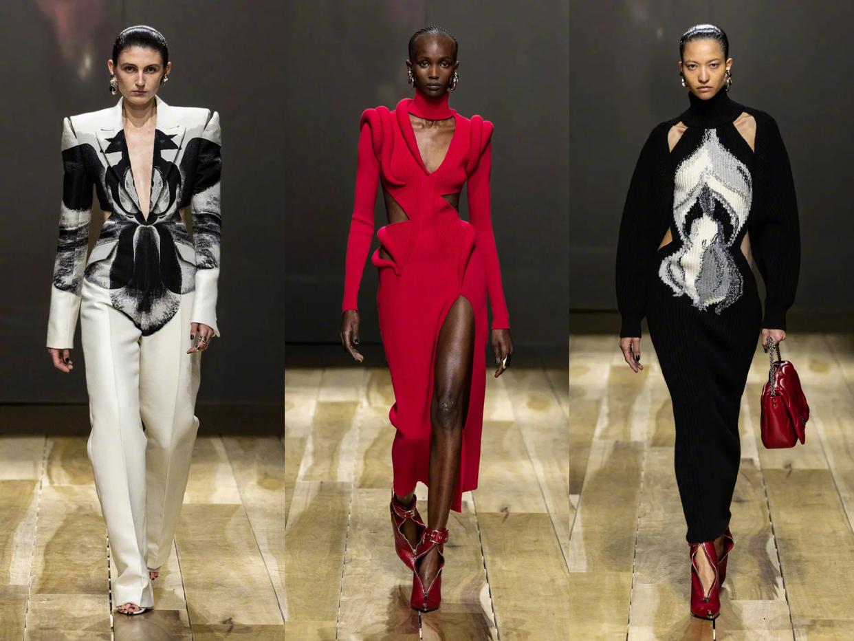 The Alexander McQueen autumn/winter collection returns to the Paris ...