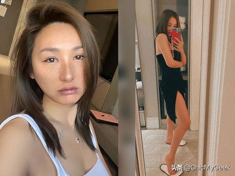 Female stars take selfies with no makeup on their faces!Joey Yung is ...