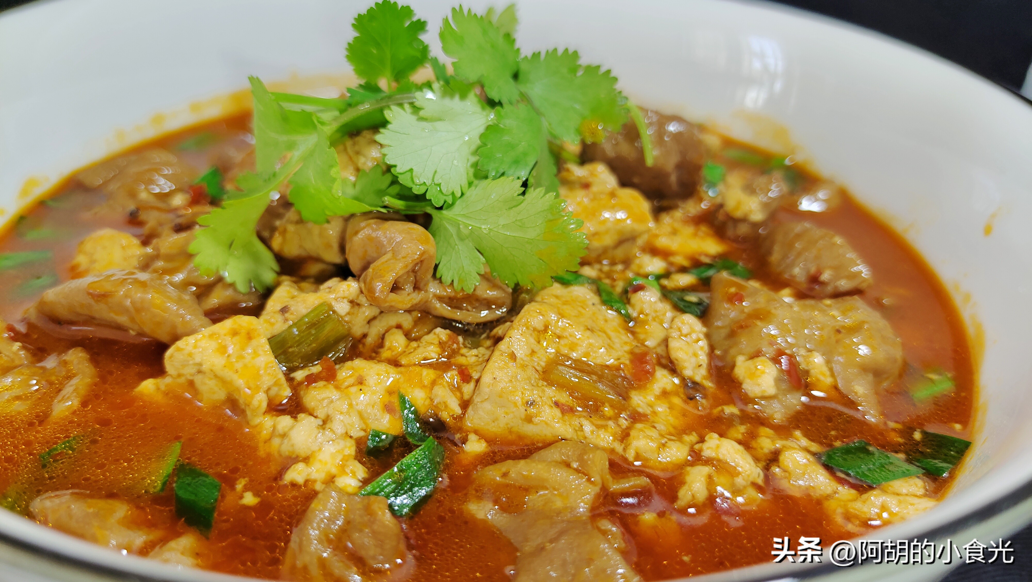 Stewed tofu with fat intestines: delicious, easy to eat, and a trick ...